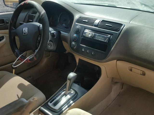 1HGEM22564L048705 - 2004 HONDA CIVIC LX TAN photo 9