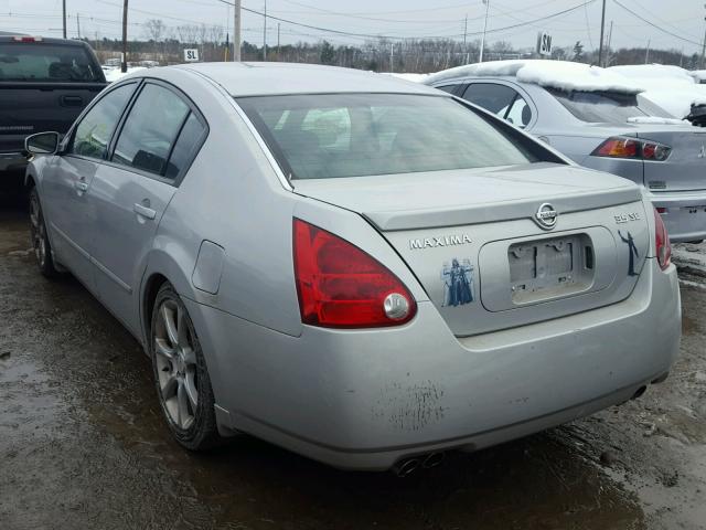 1N4BA41E66C834570 - 2006 NISSAN MAXIMA SE SILVER photo 3