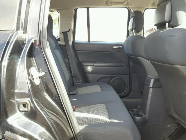 1J4NT4FB5AD553695 - 2010 JEEP COMPASS SP BLACK photo 6