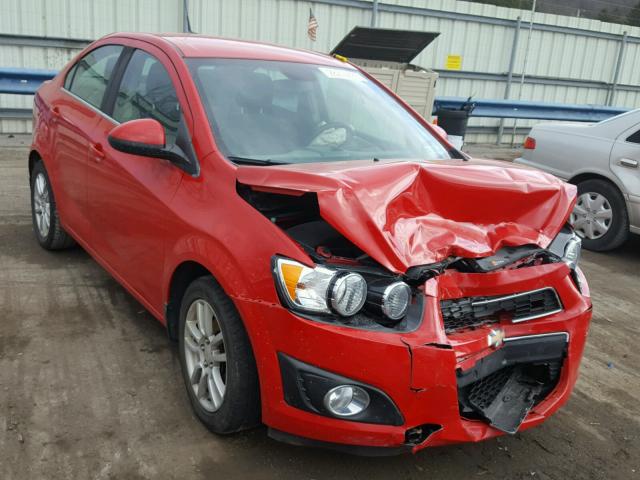 1G1JC5SHXC4182257 - 2012 CHEVROLET SONIC LT RED photo 1