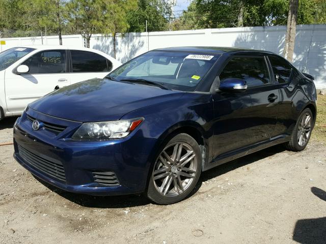 JTKJF5C75D3063682 - 2013 SCION TC BLUE photo 2