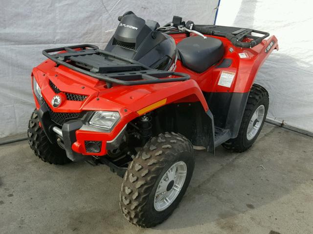 3JBEGHK10CJ000544 - 2012 CAN-AM OUTLANDER RED photo 2