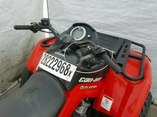 3JBEGHK10CJ000544 - 2012 CAN-AM OUTLANDER RED photo 5