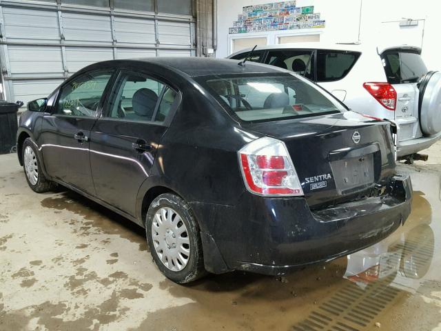 3N1AB61E88L700491 - 2008 NISSAN SENTRA 2.0 BLACK photo 3