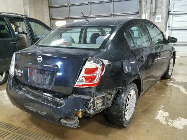 3N1AB61E88L700491 - 2008 NISSAN SENTRA 2.0 BLACK photo 4