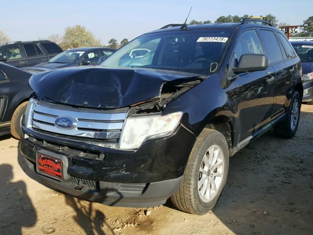 2FMDK46C08BA89479 - 2008 FORD EDGE SE BLACK photo 2