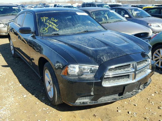 2B3CL3CG8BH534815 - 2011 DODGE CHARGER BLACK photo 1