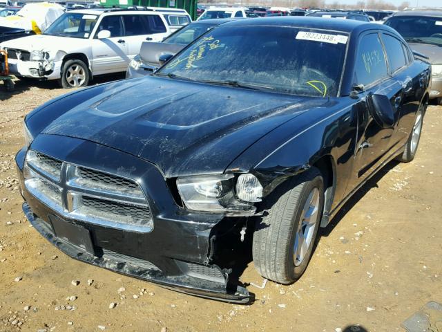 2B3CL3CG8BH534815 - 2011 DODGE CHARGER BLACK photo 2