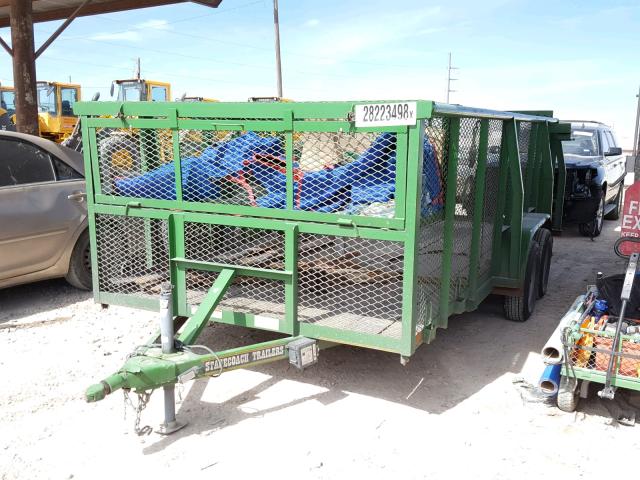 5NYBU162XHNSC1611 - 2017 UTILITY TRAILER GREEN photo 2