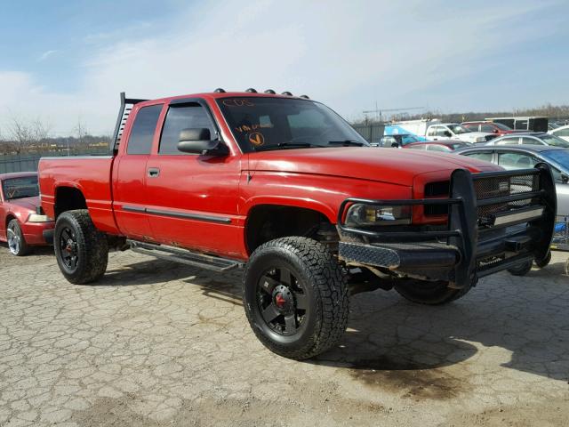 1B7KF23791J614097 - 2001 DODGE RAM 2500 RED photo 1