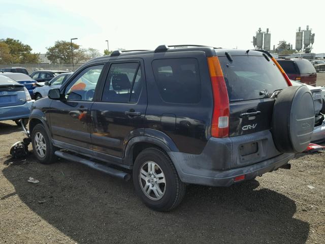 JHLRD78833C034227 - 2003 HONDA CR-V EX BLACK photo 3