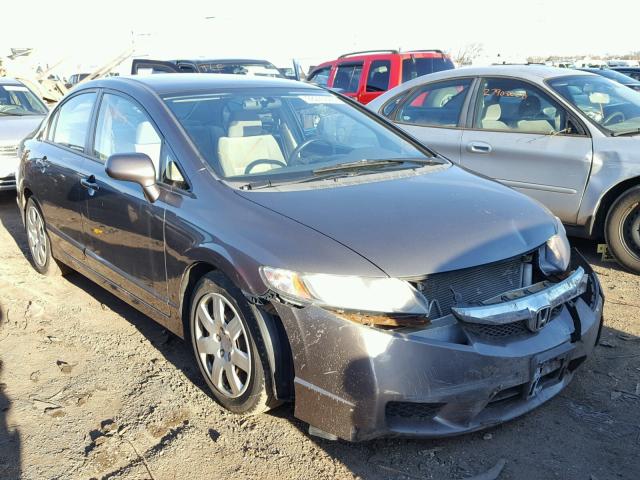 19XFA1F54AE013939 - 2010 HONDA CIVIC LX GRAY photo 1