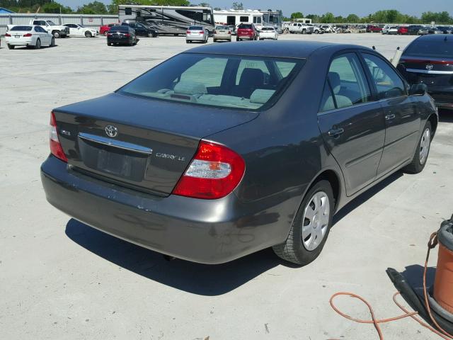 4T1BE32K63U670462 - 2003 TOYOTA CAMRY LE BROWN photo 4