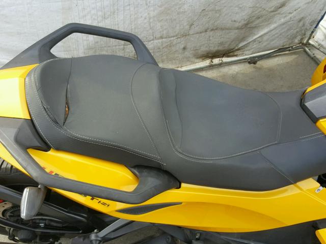 2BXNCBC14DV000714 - 2013 CAN-AM SPYDER ROA YELLOW photo 6