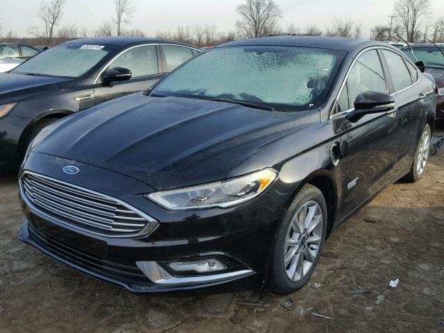 3FA6P0SU2HR209585 - 2017 FORD FUSION TIT BLACK photo 2