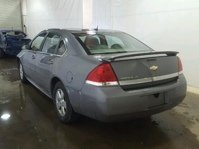 2G1WT57N791216163 - 2009 CHEVROLET IMPALA 1LT GRAY photo 3