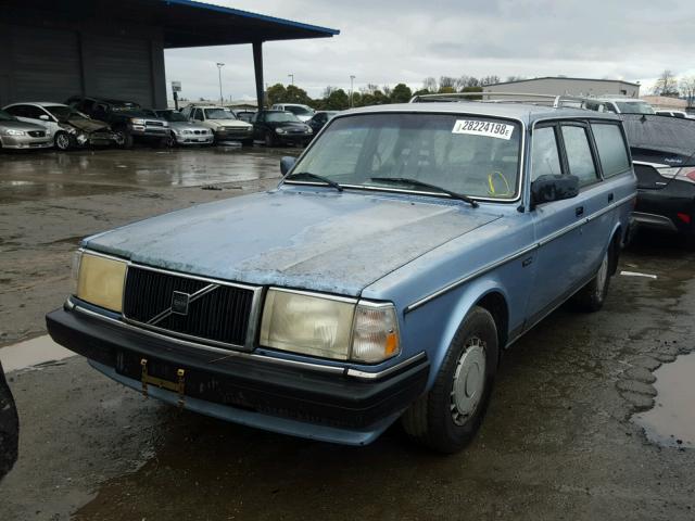 YV1AX8857J1785492 - 1988 VOLVO 245 DL BLUE photo 2