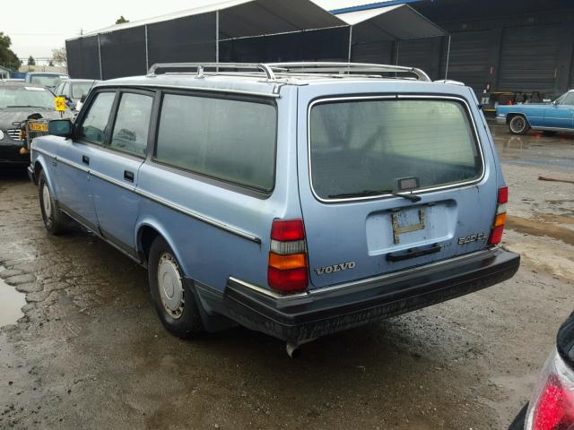 YV1AX8857J1785492 - 1988 VOLVO 245 DL BLUE photo 3