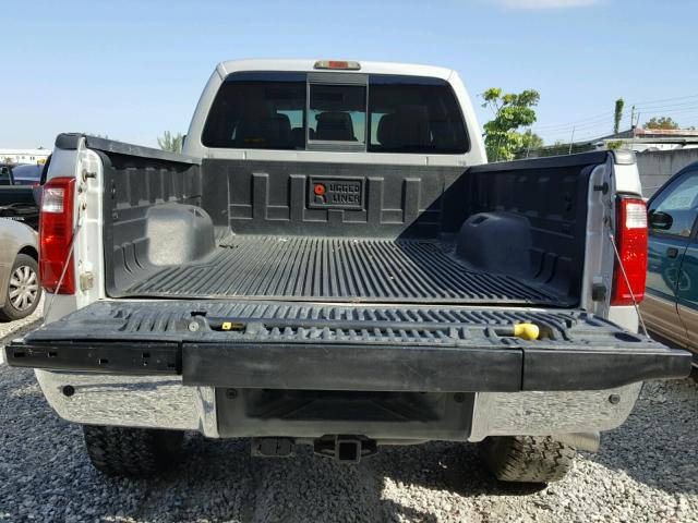 1FT7W2BT9BEA04988 - 2011 FORD F250 SUPER SILVER photo 9