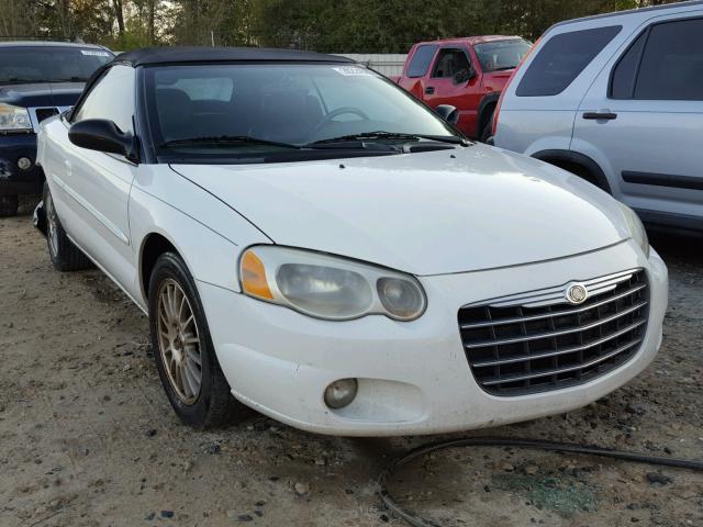 1C3EL55R14N352521 - 2004 CHRYSLER SEBRING LX WHITE photo 1