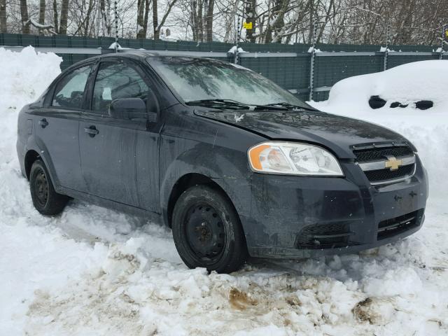 KL1TD5DE3AB112714 - 2010 CHEVROLET AVEO LS BLACK photo 1