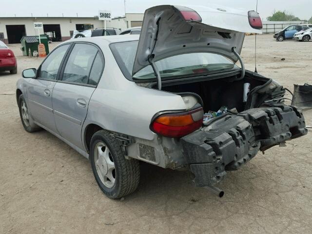 1G3NG52M0X6318920 - 1999 OLDSMOBILE CUTLASS GL 银色 照片 3