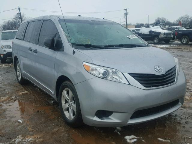 5TDZK3DC5ES491760 - 2014 TOYOTA SIENNA BAS GRAY photo 1