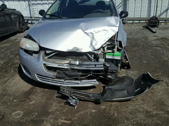 1B3AL46T86N211397 - 2006 DODGE STRATUS SX SILVER photo 9