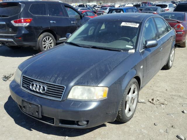 WAULD64B14N038360 - 2004 AUDI A6 2.7T QU GRAY photo 2