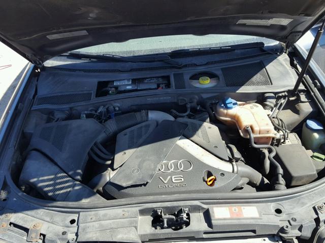 WAULD64B14N038360 - 2004 AUDI A6 2.7T QU GRAY photo 7