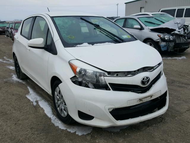 JTDKTUD31DD542783 - 2013 TOYOTA YARIS WHITE photo 1