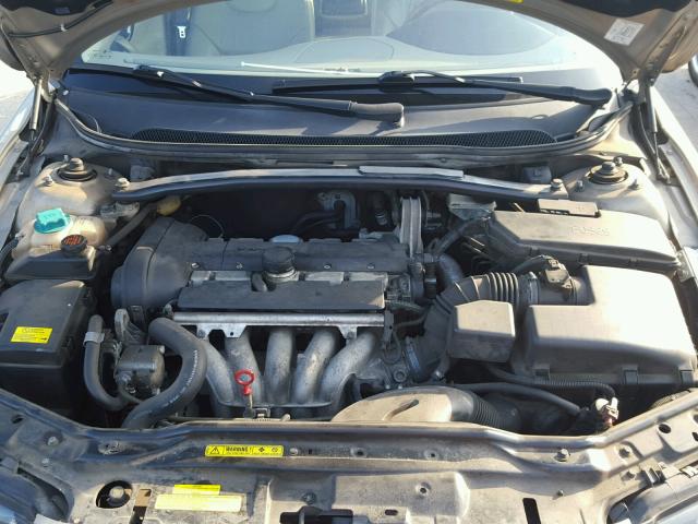 YV1RS61T442338812 - 2004 VOLVO S60 SILVER photo 7