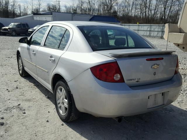 1G1AL54FX57568142 - 2005 CHEVROLET COBALT LS SILVER photo 3