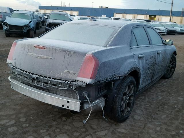 2C3CCAGGXGH304668 - 2016 CHRYSLER 300 S GRAY photo 4