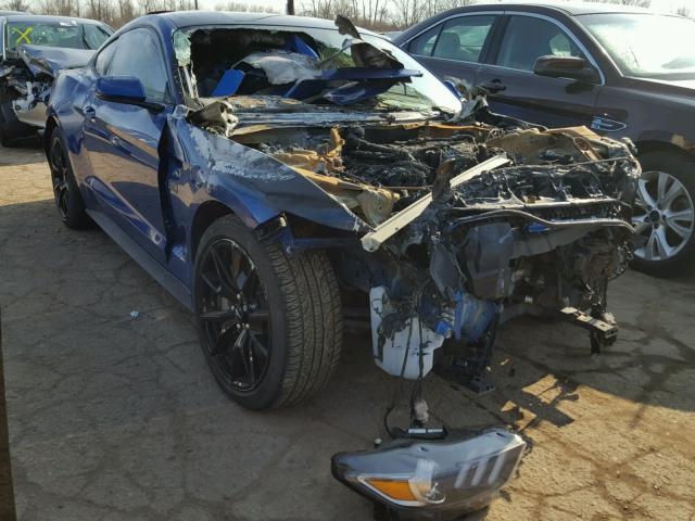 1FA6P8CF5H5303171 - 2017 FORD MUSTANG GT BLUE photo 1