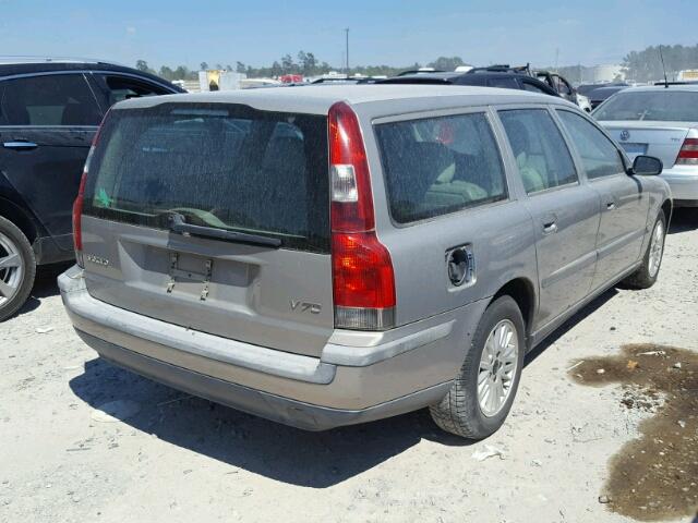 YV1SW61T242397234 - 2004 VOLVO V70 BEIGE photo 4