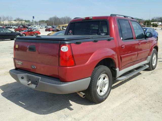 1FMZU67E73UA09285 - 2003 FORD EXPLORER S RED photo 4