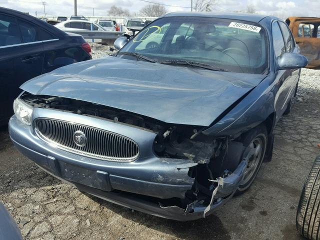 1G4HR54K71U294889 - 2001 BUICK LESABRE LI BLUE photo 2