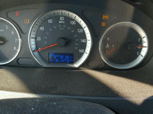 5NPET46C89H459525 - 2009 HYUNDAI SONATA BROWN photo 8