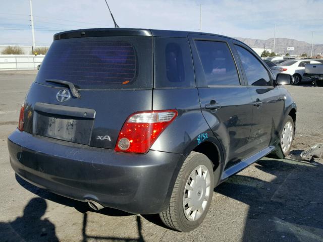 JTKKT624565017092 - 2006 TOYOTA SCION XA GRAY photo 4