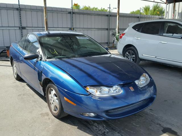 1G8ZY12762Z176060 - 2002 SATURN SC2 BLUE photo 1