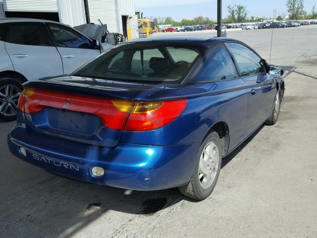 1G8ZY12762Z176060 - 2002 SATURN SC2 BLUE photo 4