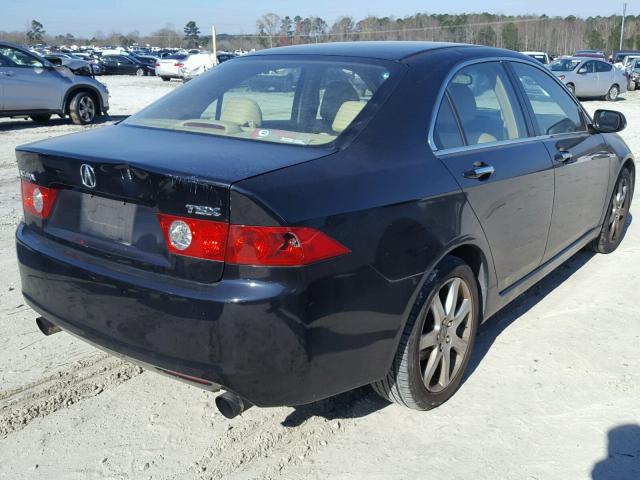 JH4CL96984C004511 - 2004 ACURA TSX BLACK photo 4