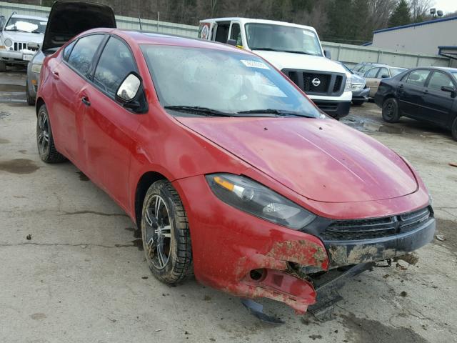 1C3CDFBBXED914618 - 2014 DODGE DART SXT RED photo 1