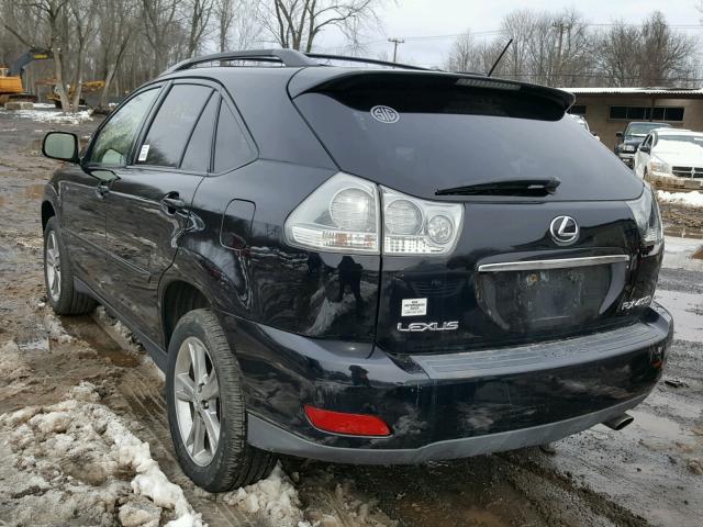 JTJHW31UX60005037 - 2006 LEXUS RX 400 BLACK photo 3