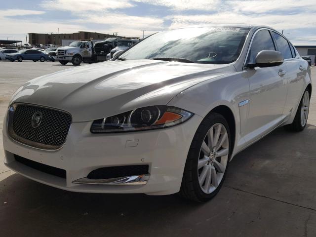 SAJWJ0EF1D8S89483 - 2013 JAGUAR XF WHITE photo 2