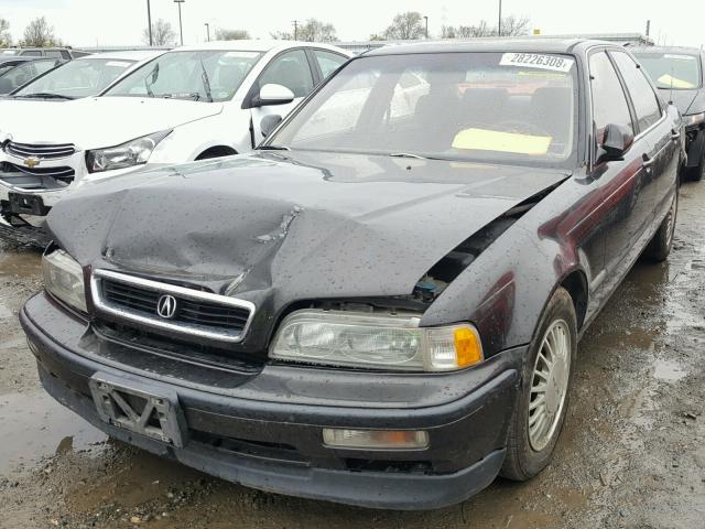 JH4KA7653MC030775 - 1991 ACURA LEGEND L BLACK photo 2