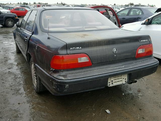 JH4KA7653MC030775 - 1991 ACURA LEGEND L BLACK photo 3