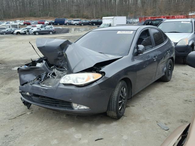 KMHDU46DX8U335838 - 2008 HYUNDAI ELANTRA GL GRAY photo 2