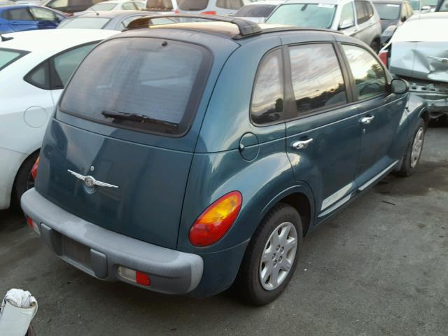 3C4FY4BB91T584282 - 2001 CHRYSLER PT CRUISER BLUE photo 4